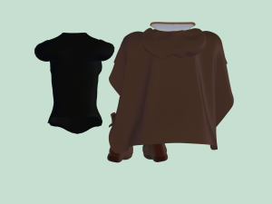 Set medieval fantasy light armor 3D Model