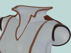 Set medieval fantasy light armor 3D Model