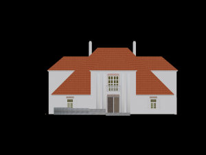 Country background mansion 19-20 century 3D Модель