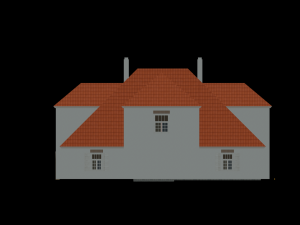 Country background mansion 19-20 century 3D Модель