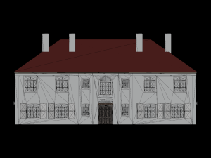Country background hostelry 19-20 century Model 3D