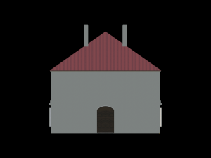 Country background hostelry 19-20 century Model 3D