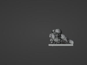 Figure of a sniper in a lying down with SVD stl 3D 모델