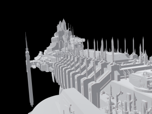 Warhammer 40000 Battlebarge 3D Модель
