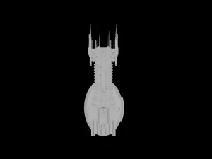 Warhammer 40000 Battlebarge 3D Model
