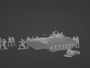 Set of Armies of the CIS countries Forces 25 STL models 3D Model