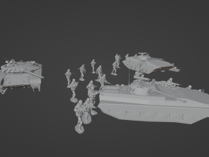 Set of Armies of the CIS countries Forces 25 STL models 3D 模型