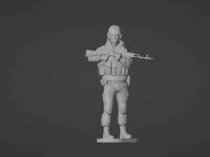 Set of Armies of the CIS countries Forces 25 STL models 3D Model