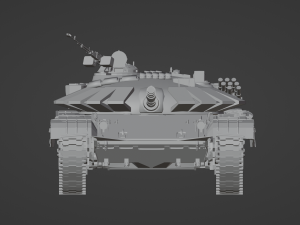Tank T 72 B3 STL 3D Model