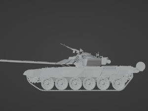 Tank T 72 B3 STL 3D Model
