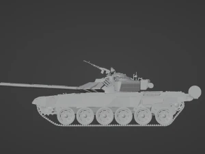 Tank T 72 B3 STL 3D Model
