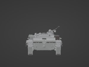 Tank T 72 B3 STL 3D Model