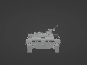 Tank T 72 B3 STL 3D Model