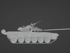 Tank T 72 B3 STL 3D Model