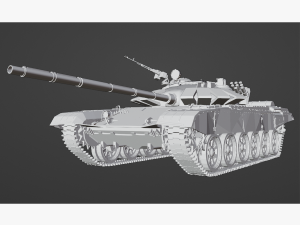 Tank T 72 B3 STL 3D Model