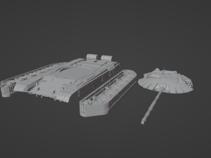 Tank T 72 B3 STL 3D Model