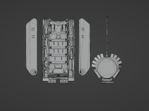 Tank T 72 B3 STL 3D Model