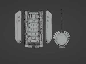 Tank T 72 B3 STL 3D Model