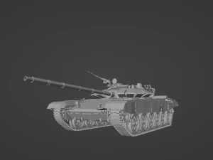 Tank T 72 B3 STL 3D Model