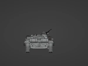 Tank T 72 B3 STL 3D Model