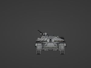 Tank T 72 B3 STL 3D Model