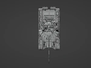 Tank T 72 B3 STL 3D Model