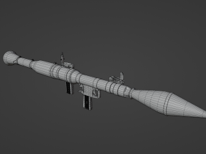 Set of a modern soldier with a pack of weapons RIG Model 3D