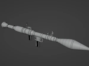 Set of a modern soldier with a pack of weapons RIG 3D Model
