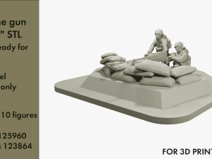 Важкий кулемет KORD STL 3D Модель