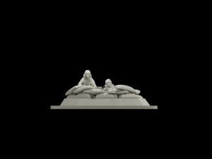 Heavy machinegun KORD STL 3D Модель