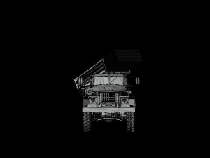 Multiple launch rocket system Grad STL Modelo 3D