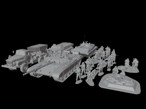 MEGA Pack of Armies of the CIS countries Forces 3D 모델