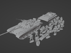 MEGA Pack of Armies of the CIS countries Forces 3D 모델