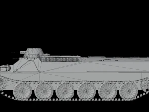 Multipurpose conveyor MT-LB STL 3D Model