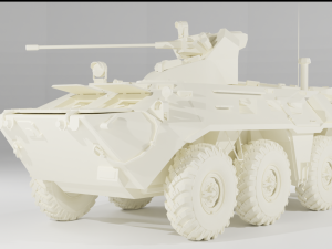Armored personnel carrier BTR-82A 3D 모델