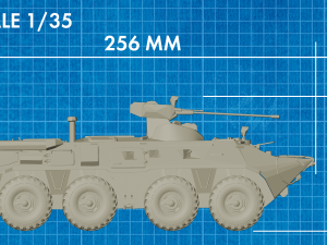 Armored personnel carrier BTR-82A 3D 모델