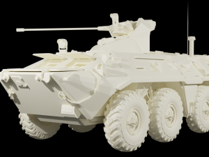Armored personnel carrier BTR-82A 3D 모델