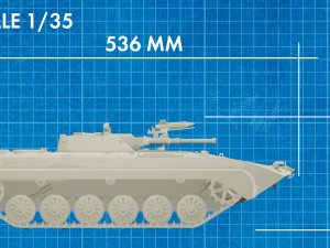 Infantry fighting vehicle BMP-1 3D 모델