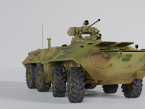 Armored personnel carrier BTR-82A 3D 모델