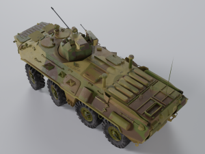 Armored personnel carrier BTR-82A 3D 모델