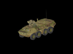 Armored personnel carrier BTR-82A 3D 모델