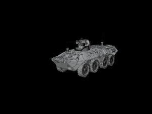 Armored personnel carrier BTR-82A 3D 모델