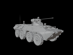 Armored personnel carrier BTR-82A 3D 모델