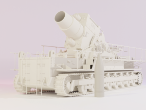 Self-propelled mortar Loki STL Modelo 3D