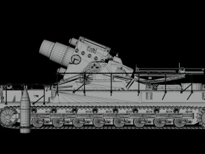 Self-propelled mortar Loki STL 3D Model