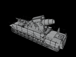 Self-propelled mortar Loki STL Modelo 3D
