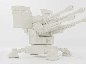 Defense turret Wh40k Modelo 3D