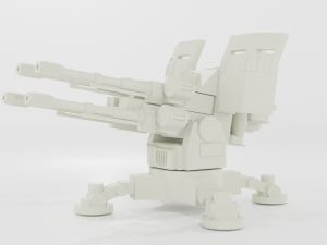 Defense turret Wh40k Modelo 3D