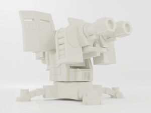 Defense turret Wh40k Modelo 3D