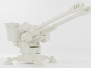 Defense turret Wh40k Modelo 3D